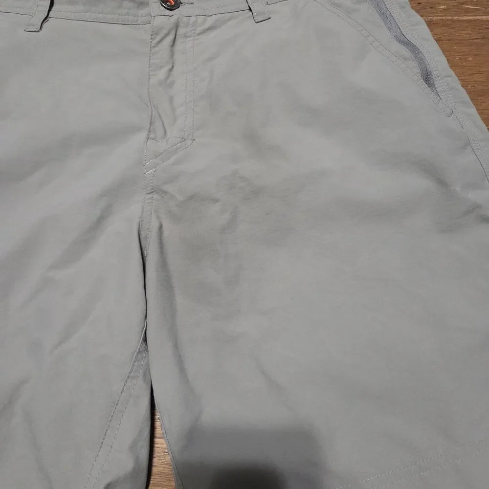 Howler Brothers Light Gray Flat Front Men's Shorts